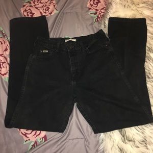 Vintage Lee Black Denim Jeans High Waisted